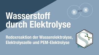 Wasserstoff herstellen mit Elektrolyse  Wie funktioniert die Wasserelektrolyse [upl. by Hpseoj905]