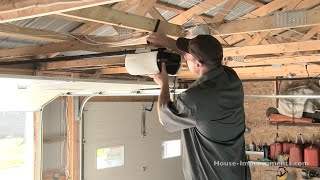 How To Install A Garage Door Opener [upl. by Irrehs]