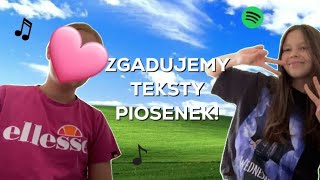 ZGADUJEMY TEKSTY PIOSENEK 🎤🎵 [upl. by Noak]