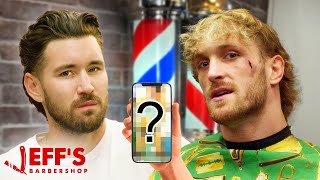 LOGAN PAUL REACTS TO DILLON DANIS “NUKE”PHOTO  Jeffs Barbershop [upl. by Libys]