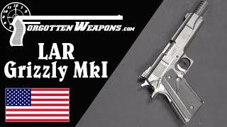 LAR Grizzly A 1911 on 45 Winchester Magnum Steroids [upl. by Jehiah]