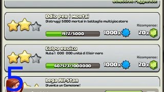 COMPLETIAMO GLI OBIETTIVI5  clash of clans [upl. by Aihgn]