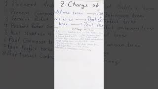 Narration change of tense trending ytshorts shorts narration MS Lecture [upl. by Neitsabes359]