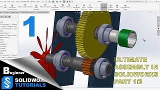 Ultimate SolidWorks Assembly tutorial for Beginners  Part 1 [upl. by Rosel]