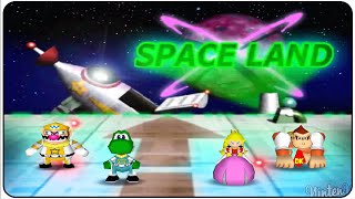 Mario Party 2 N64 Space Land Full Playthrough [upl. by Lehet]