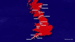 2021 Tour of Britain stage reveal [upl. by Eeniffar54]