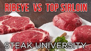 Ribeye or Sirloin Steak What You Really Need to Know [upl. by Kerin]