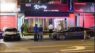 OffDuty Officer Shoots Gunman Who Fired Shots into Kutty Lounge Striking Employee  Bronx [upl. by Monika822]