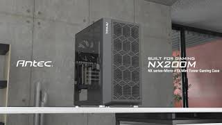 Antec NX Series NX200M MiniTower Case  Built for Gaming [upl. by Aihtniroc]