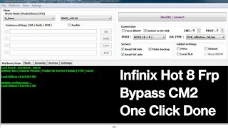 Infinix Hot 8 Frp Bypass CM2 One Click Done ✅ [upl. by Nylknarf871]