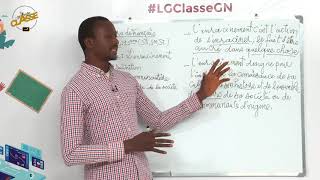 LGCEP48 Français « L’enracinement »  11ème année SS  SM  SE avec le professeur Amadou Baldé [upl. by Hardden]