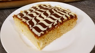 Tres Leches  Milky Caramel Cake  Trilece tarifi [upl. by Aymer286]