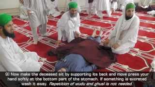 Method of performing ghusl on a deceased body  ghusl ka tareeqa [upl. by Amargo902]