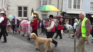 Kirkcudbright Jazz Festival 2016 Brolly Parade [upl. by Aninaig]