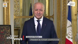 Laurent Fabius  quotLa QPC représente 80 du travail du Conseil constitutionnelquot [upl. by Rabiah]