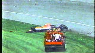 1992 Indy 500  Tony Bettenhausen crash in practice [upl. by Ludwigg]