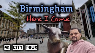 Birmingham  Birmingham city tour 4k  Travel Uk  indian  indian in uk vlog  UK cities 4k [upl. by Southworth]