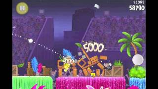 Angry Birds Rio Level 13 713 Carnival Upheaval 3 Star Walkthrough [upl. by Mauldon]