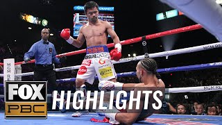 Manny Pacquiao vs Keith Thurman Full Fight  HIGHLIGHTS  PBC ON FOX [upl. by Nueoht347]