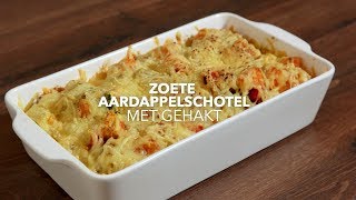 Zoete aardappelschotel met gehakt [upl. by Largent871]