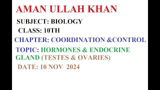 Endocrine glands and hormones [upl. by Alauqahs]