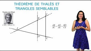 Le théorème de Thalès et triangles semblables [upl. by Montagna]