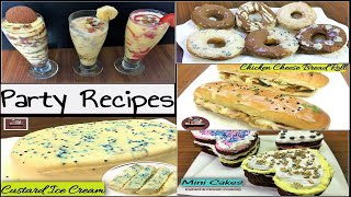 Party Recipes  Birthday Party Snacks Recipe  Quick Party Recipes [upl. by Pantia899]