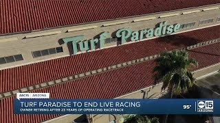 Turf Paradise to end live racing [upl. by Gerrie72]