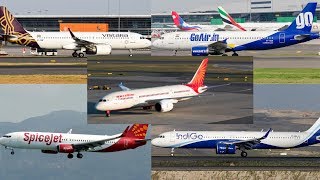 SPICEJET vs VISTARA vs AIRINDIA vs GOAIR vs INDIGO  Comparison [upl. by Nerfe]