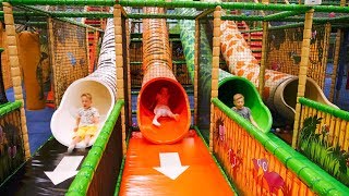 Extra Long Edit Indoor Playground Fun for Kids at Leos Lekland [upl. by Esyle]