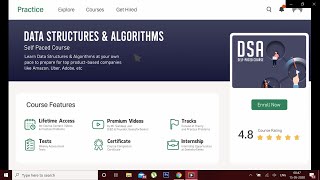 DSA Self Paced Course  GeeksforGeeks [upl. by Notlef]