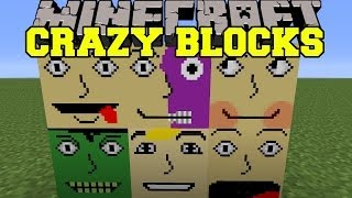 Minecraft CRAZY BLOCKS TROLLING EMOTIONS amp FUNNY Mod Showcase [upl. by Sitto]