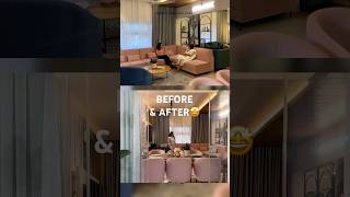 TRENDING😍😍😍INTERIOR DESIGN MAKEOVER  TRANFORMATION ❤️BEFORE amp AFTER🤩🤩🤩shorts shortsfeed [upl. by Hugo]