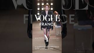 VOGUE France Maison Yoshiki SS25 voguefrance MaisonYoshikiParis ParisJackson Yoshiki [upl. by Anegal894]