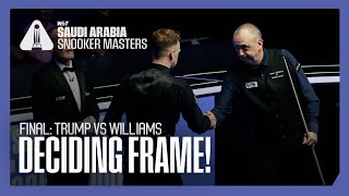 Trump vs Williams DECIDER 🔥  Saudi Arabia Masters 2024 [upl. by Augie]