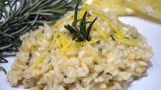 Risotto al Rosmarino e Limone Rosemary and Lemon Rice By Bravobob [upl. by Loux541]