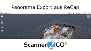 Panorama Bilder aus ReCap im JPG oder PNG Format exportieren  Scanner2GO [upl. by Lavro]