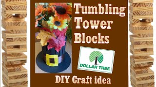 DIY Thanksgiving Pilgrim Hat with Mini Jenga Blocks [upl. by Rolyak]