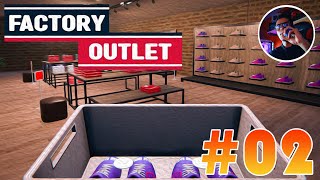 Factory Outlet Simulator  Gameplay PC  02 [upl. by Sinne]