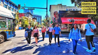 Vancouver Walk 🇨🇦  Downtown to Davie Village Narrated [upl. by Thacker]