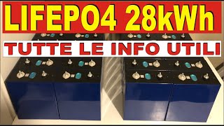 batterie LIFEPO4 TUTTE LE INFORMAZIONI UTILI [upl. by Anib586]