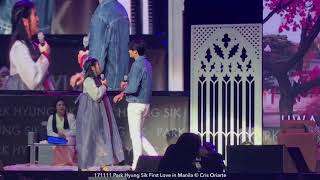 171111 Park Hyung Sik “First Love” Fanmeeting in Manila  “Hwarang” Scene Reenactment [upl. by Namus]