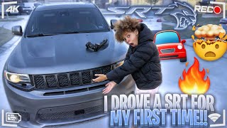 I Drove a SRT For The First Time 🔥 [upl. by Niak]