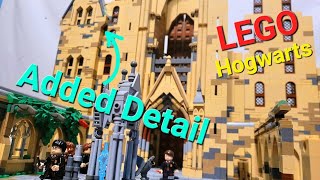 Building Hogwarts In Lego Episode 6 Exterior Weathering and Detail Work [upl. by Alleuqahs400]