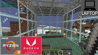 Minecraft  RYZEN 3 3250U  RAM 16GB  Radeon Vega 3 [upl. by Iturhs]