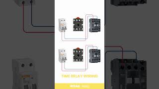 How to Wire MCB with Time Relay and Contactor [upl. by Eizdnil209]