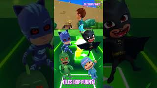 PJ Masks  CatBoy 🆚 Owlette X Dance Song Tiles Hop EDM Rush shorts [upl. by Norabal]