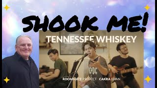 THE AWESOME Cakra Khan Singing Tennessee Whiskey Chris Stapleton Cover Live Session  REACTION [upl. by Yssirk]