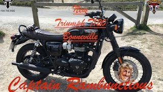 The New Bonneville T120 Black  Ride amp Review [upl. by Muna]