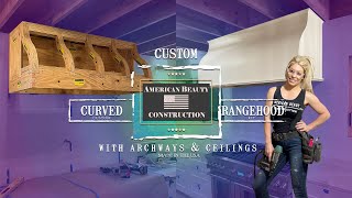 Custom Curved Range Hood Kit with American Beauty Construction [upl. by Egarton751]